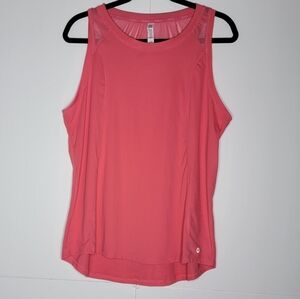 RBX Coral Pink Athletic Tank Top Mesh Back Size XL